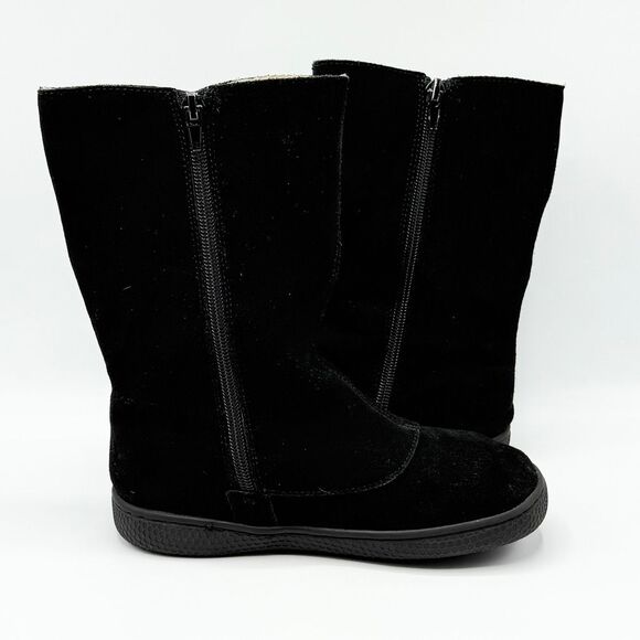 Livie & Luca Black Suede Tiempo Boots with Clock-Like Buttons - Little Kid US si - Picture 8 of 14
